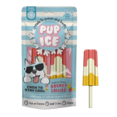 Сладолед  за кучета Pup Ice Rocket Lollies Strawberry & Banana 2 броя ледени близалки с вкус на Ягода и банан